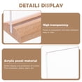 thumbnail image 2 of Stable Sign Holder Displaying Price Stand Acrylic Banner Stands Plastic Paper Product Wood, 2 of 5