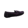 thumbnail image 3 of Isaac Mizrahi Live Women Allena Velvet Moccasin Shoe, Dark Purple, US 6.5 W, 3 of 3