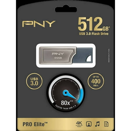 PNY 512GB PRO Elite USB 3.0 Flash Drive