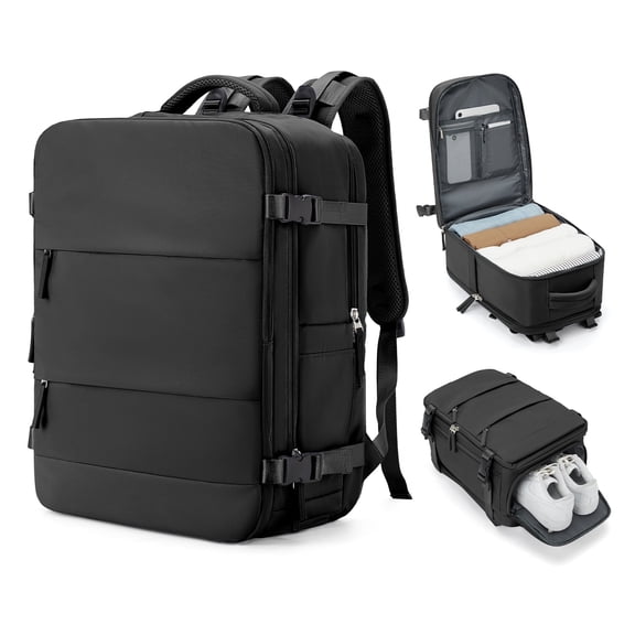 Lightweight Travel Backpack for Women Men Airplane Approved, Carry on Backpack for Men Personal Item Travel Bag Carry on Flight, Waterproof Laptop Backpack Casual Daypack for Hiking