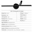 thumbnail image 6 of 3D 1080P LED Holographic Fan Hologram Fan Projector Light High Brightness RGB Sign Bar with Remote, Adjustable Brightness & Angle, 6 of 20