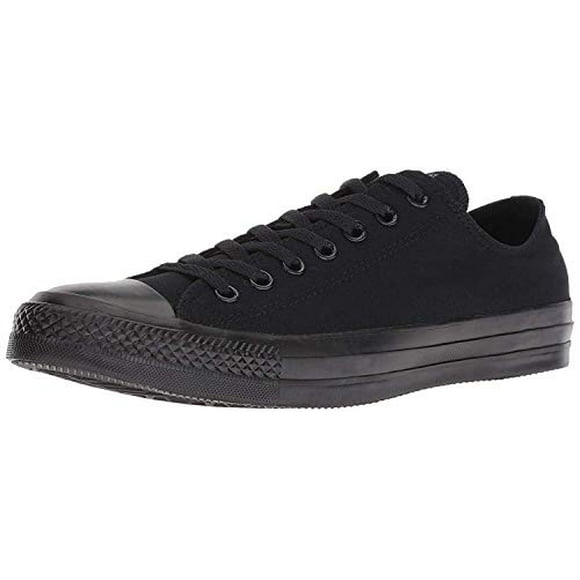 Converse Chuck Taylor All Star Core Canvas Low Top Sneaker (6.5 M US Women / 4.5 M US Men, Black Monochrome)
