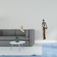 thumbnail image 2 of Organizador De Pared Plegable Con Perchero Decorativo De Estatua De Mujer Tribal Africana Para Baño, Armario, Decoración Rústica, Toallas, Batas., 2 of 8
