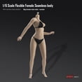 thumbnail image 4 of ANT 1/6 Flexible Seamless Stainless Steel Skeleton Body 12"Female Action Figure Body Suntan Skin Toy, 4 of 6