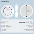 thumbnail image 3 of Zigbee Commutateur Intelligent Sans Fil pour Scène avec Passerelle, Commutateur de Liaison Intelligent, Automatisation, Fonctionne avec Smart Life, 3 of 7