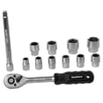 thumbnail image 1 of Juego Matraca 72 Dientes 1/2" 10 Dados 10-24 mm + Ext 510 mm, 1 of 6