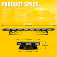 thumbnail image 3 of Xprite BLACK HAWK Series 48-Inch Emergency LED Light Bar: High-Intensity, 360° Coverage, 15 Strobe Patterns, Weatherproof & Easy Installation - Ideal for Cars, Trucks, and Snow Plows, 3 of 5