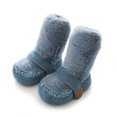 thumbnail image 2 of Otqutp Toddler Sneaker Boys Girls Baby Warm Socks Shoes Toddler Shoes Floor Socks Shoes Outwear Solid Colours for Autumn Winter 0-18 Months, 2 of 4