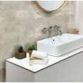 thumbnail image 2 of 5 pack Beige 11-in x 11-in Polished Natural Stone Marble Basketweave Patterned Floor and Wall Tile (4.2 sq ft/case), 2 of 2