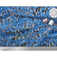 thumbnail image 2 of Soimoi polyester Crepe Fabric Animal Skin Texture Print Fabric by Yard 52 Inch Wide, 2 of 3