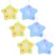 thumbnail image 1 of unbranded 6Ud Tarjetas Estrella De Con Llavero Para Oficina Y Transparente, 1 of 8