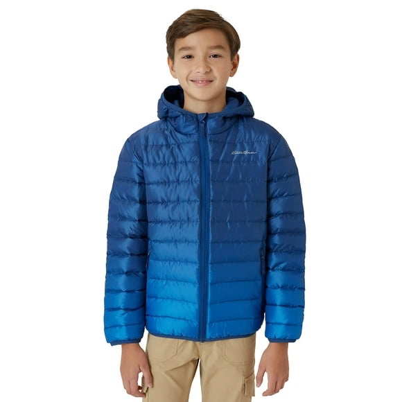 Eddie Bauer Kids CirrusLite Down-Fill Girls & Boys' Outerwear Jackets & Coats, Cobalt, X-Small