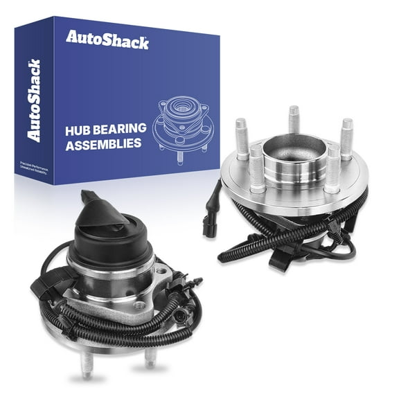 AutoShack Front Wheel Hub Bearing Assemblies Left & Right with ABS Replacement for 2005-2011 Ford Crown Victoria 2005-2011 Mercury Grand Marquis 2005-2011 Lincoln Town Car 2-PC Set
