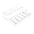 thumbnail image 2 of Poker Chips Box Fine Chips Transparent Box Casino Spelmarker case, 2 of 4