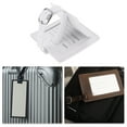 thumbnail image 5 of Unique Bargains 1 Pc Square Luggage Tag for Travelling White Polyurethane, 5 of 5