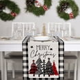thumbnail image 5 of Newhomestyle Christmas Table Runners, Truck Cotten Linen  Red Buffalo Plaid, Farmhouse Christmas Theme Table Decorations, 13x72 inches, 5 of 5