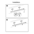 thumbnail image 2 of Amdohai 21 LEDs Cabinet Lamp Night Light Slim Deisgn Seneitive Touching Control/ Stepless Dimmable Brightness Adjustable/ USB C-harging Port for Living Room Bedroom Cupboard Wardrobe Asile Corridor, 2 of 8
