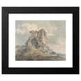 thumbnail image 2 of Thomas Girtin 14x12 Black Modern Framed Museum Art Print Titled - Denbigh Castle (ca. 1793), 2 of 5