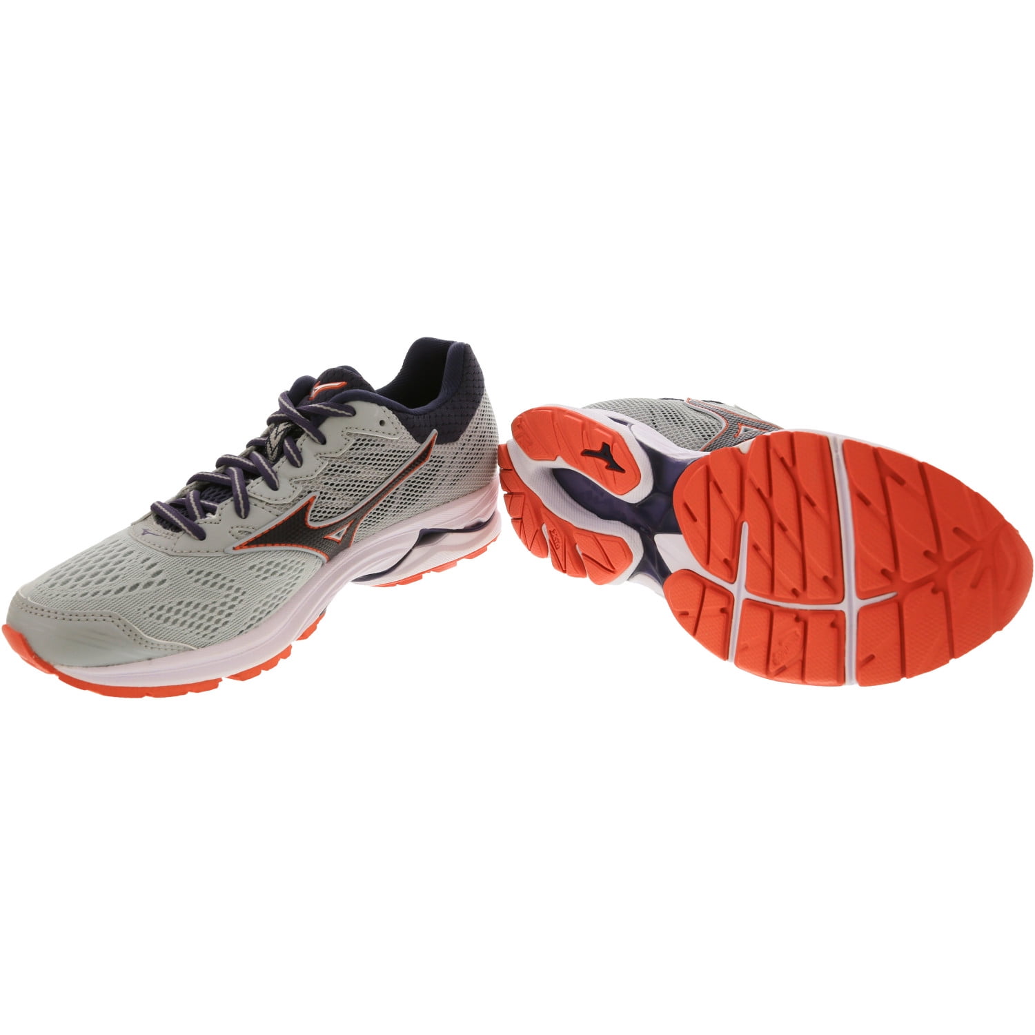 Mizuno Wave Rider 21 Running Shoes for Women - 6M - Silver