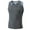 Grey, variant on Men's Thermal Underwear Tops Fleece Lined Tank Tops Winter Warm Base Layer Sleeveless Vest