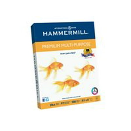 Hammermill Premium Multipurpose Paper,8.5x11In,24lb,97 Bright,2500ct