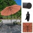 thumbnail image 4 of Pure Garden 10FT Patio Umbrella - Auto Tilt and Vented Canopy (Terracotta), 4 of 6