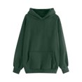 thumbnail image 5 of Edvintorg Sweatshirts For Teen Girls Women's Hoodies Fashion Solid Long Sleeve Casual Pullover Tops Sweatshirt With Pocket Fall Clothes On Clearance, 5 of 5
