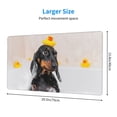 thumbnail image 2 of Sikiie Dachshund Sitting in Bathtub Mouse Pad, 16x29.5 Mousepad Desk Mat in Anti-Slip Rubber Mousepads Mat for Game Office Laptop Computer, 2 of 8