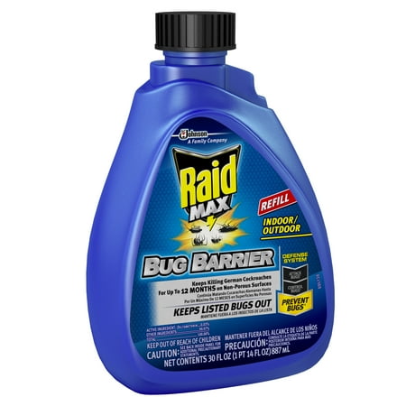 Raid Max Bug Barrier Trigger Refill 30 fl oz