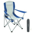 thumbnail image 2 of KingCamp Lightweight Folding Outdoor Camping Chair, Blue/Grey (2 Pack), 2 of 12