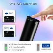 Digital Voice Recorder Meeting 32G - Easy to Use, Clear Recording - Voice Activated Recorder - Digital Audio Recorder for Lectures, Handheld Recording Device