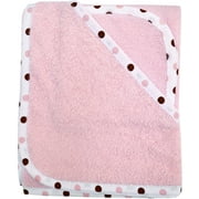 TL Care 100 Percent Organic Cotton Terry Hooded Towel Set, Pink