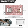 thumbnail image 7 of Yuyamidu Cute Ghost Dog Golf Cart Seat Covers Club Car, Pink Christmas Club Car Seat Blanket with Shortage Pockets, Snowflake Golf Cart Seat Towel Blanket Club Car Accessories for 2 Passenger Seat, 7 of 7
