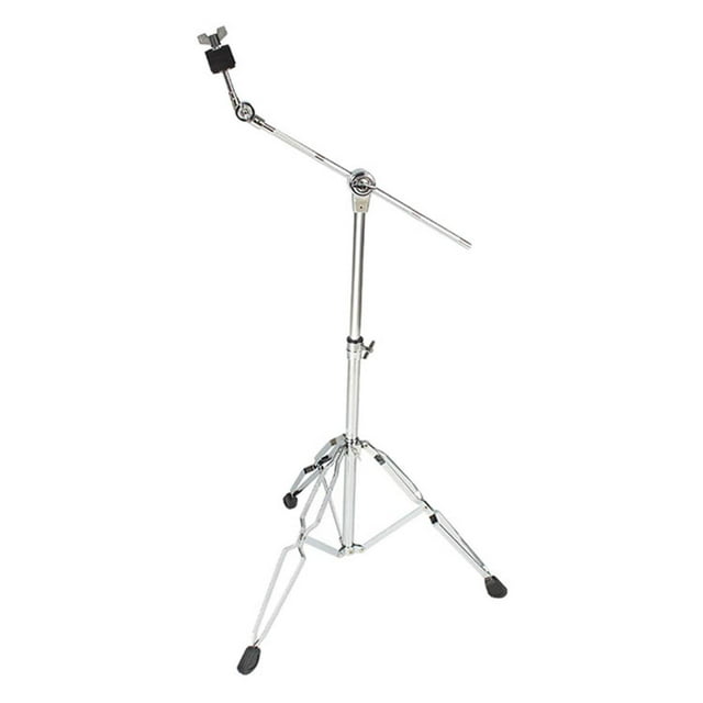 Support de Cymbales de Sol Réglable Pliable Professionnel Tube en Métal Robuste