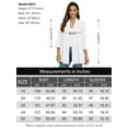 thumbnail image 4 of VEPKUL Women Cardigan Casual Lightweight Plus Size Cardigan 3/4 Sleeve Open Front Soft Light Cardigan Drape Duster 1XL-5XL, 4 of 10