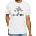 thumbnail image 2 of I Love Boys Parties & Shopping T‑Shirt, 2 of 5