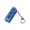 Blue, variant on Keyboard Clicker Squishy Fidget Toys for Adults Clear Black Mechanical Key Toy Office Desk Accessory Tactile Sensory Gadget with LED Light 1 Pack