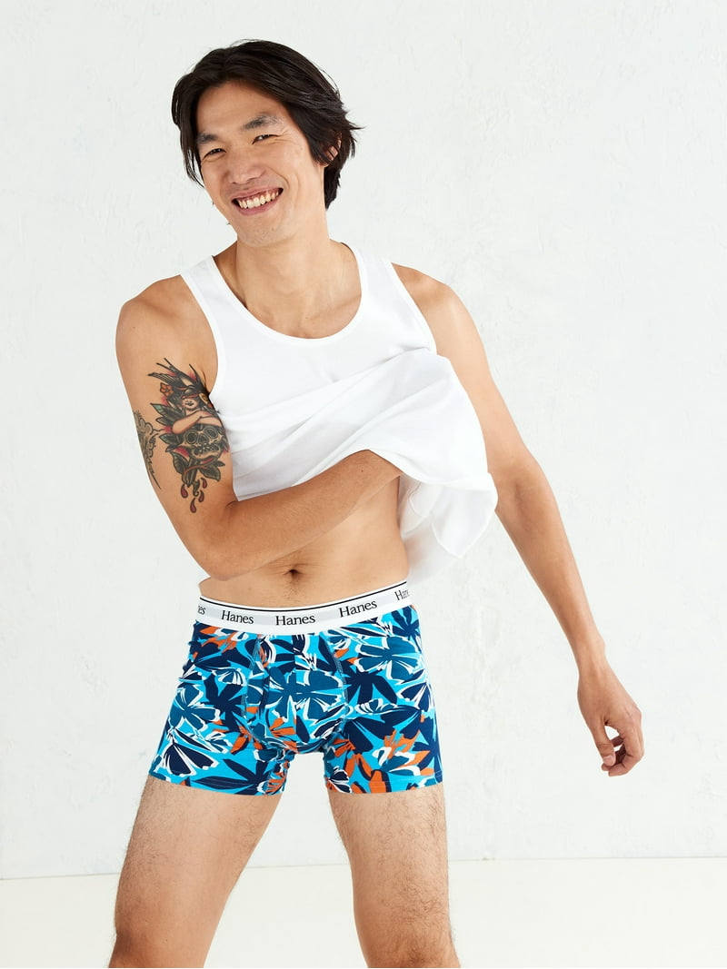 Hanes Originals Men's Underwear Trunks, Moisture-Wicking