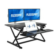 FlexiSpot 35" Home Office Height Adjustable Standing Desk Converter Black Computer Riser
