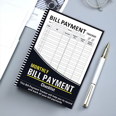 CCOCC 2026 New Bill Payment Tracker Notebook-Monthly Bill Organizer&Planner for Personal Budgeting Financial,Payments Checklist Organizer,8.5"X 11",100+ Pages Bill Notebook Expense Tracker Notebook