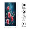thumbnail image 3 of Vibrant Pink Roses Beach Towel - Elegant Floral Design for Women Perfect for Pool Travel and Bath Use - Luxurious Softness, 3 of 6