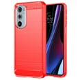 thumbnail image 2 of For Motorola Edge+ Plus(2022) Case Carbon Fiber Design Flexible TPU Gel Skin, 2 of 3