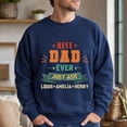 thumbnail image 4 of Jollimate Custom Best Dad Ever Sweatshirt, Custom Father Gift, Dad Birthday Gift, Vintage Dad Sweatshirt, 4 of 6