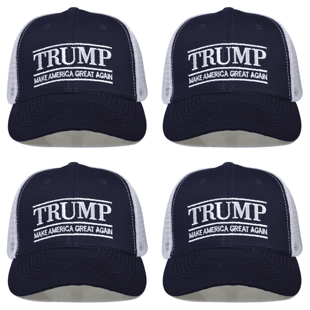 Trump Béisbol Ajustable Casual Golfs para Al Aire Libre (Oscuro) Azul