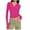 Hot Pink, variant on Gubotare Shirts for Women 3/4 Sleeve V Neck Rib Knit Slim Basic Tees Tops 2025 Fall Casual Tshirts Going Out Workout Outfits (Green,S)