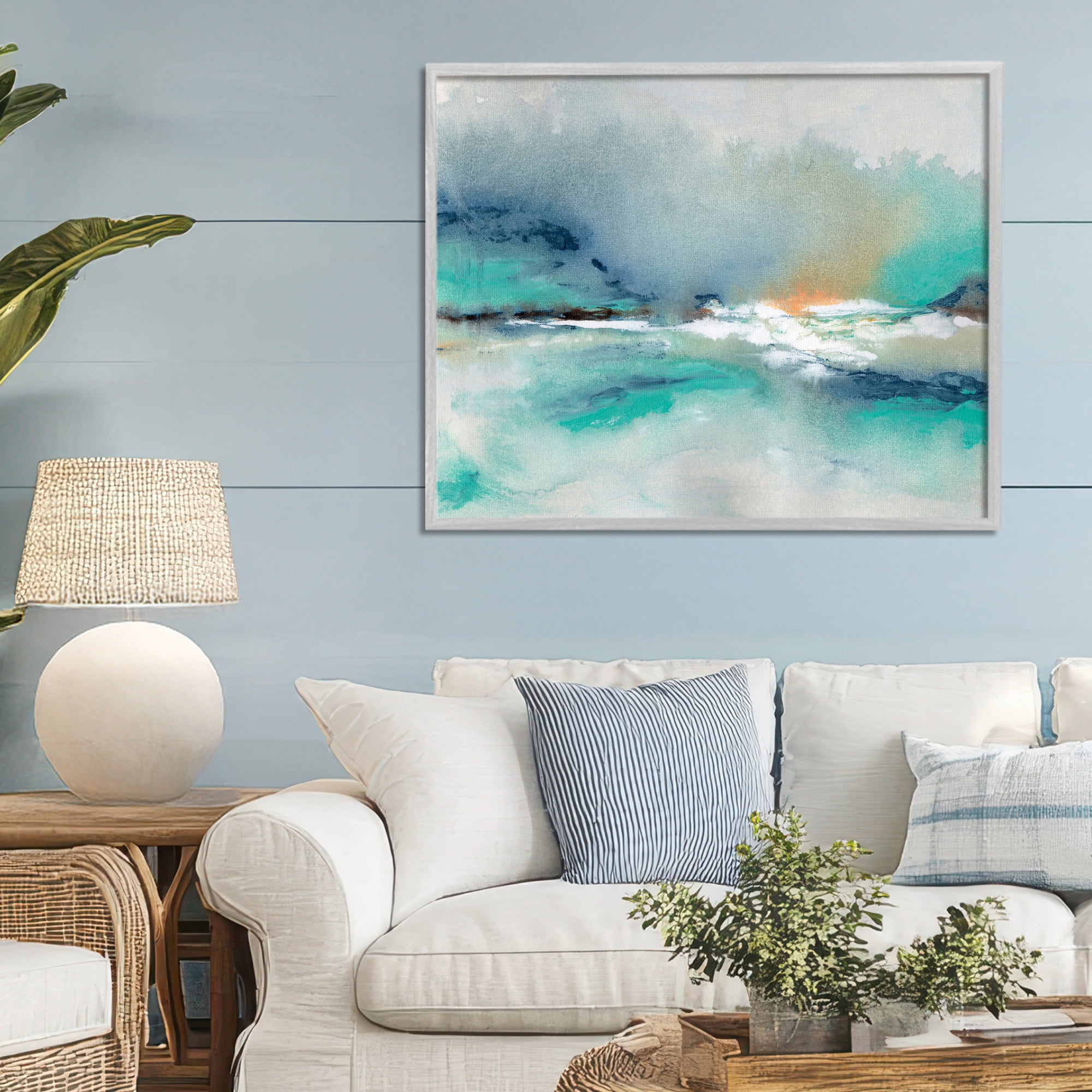 Stupell Industries Sun Bleached Crossing Gray Framed Giclee Art, design by NLS Design