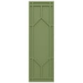 thumbnail image 5 of Ekena Millwork 12"W x 60"H True Fit PVC Shaker Fixed Mount Shutters, Moss Green (Per Pair - Hardware Not Included), 5 of 9