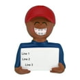 thumbnail image 3 of Personalized Dentist Ornaments 2024 - Custom African American Boy  with Teeth Braces Ornament, 3 of 9