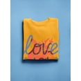 thumbnail image 3 of Realistic Heart Love You Sweatshirt Women -Image by Shutterstock, Female XX-Large, 3 of 4