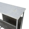 thumbnail image 4 of Home Square Marble and Leather Magazine Table in Beige - Set of 2, 4 of 10
